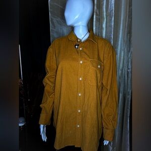 Mustard Yellow Old Navy Shirt Size XL